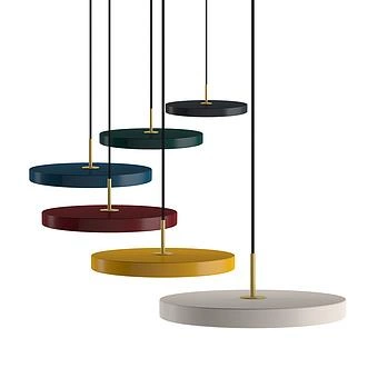 Подвесной светильник Asteria Hanging Lamp Medium алюминий Petrol Blue Aluminium - ракурс 8