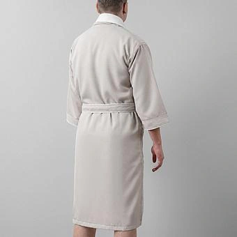 Халат домашний Capitol Collection Bathrobe With Pockets Beige XL - ракурс 2
