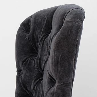 Стул Chester Dining Chair, Weathered Wood хлопок Vintage Moleskin Graphite - ракурс 7