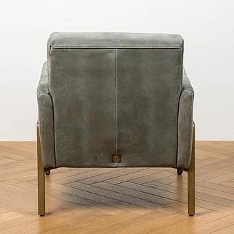 Кресло Cupertino Chair RM натуральная кожа Anthracite Nubuck
