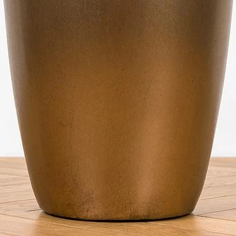 Кашпо Effectory Metal Tall Pot Matte Gold Small