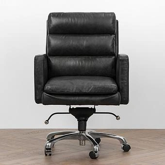 Кресло Hemingway Office Chair RM натуральная кожа Old Kaprys - ракурс 3