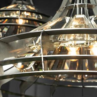 Подвесной светильник Vector Pendant Large сталь Natural Metal - ракурс 4
