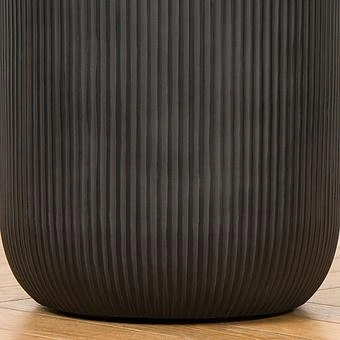 Кашпо Ergo Jet Tall Cylinder Pot Anthracite Large - ракурс 4