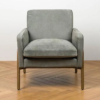 Кресло Cupertino Chair RM натуральная кожа Anthracite Nubuck