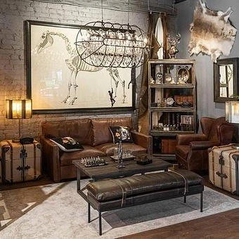 Картина-принт Animal Horse Skeleton дуб Black Oak - ракурс 4