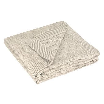 Плед Vermont Plaid Dark Beige 130x180 cm - ракурс 2