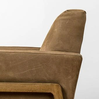Кресло Cupertino Chair RM натуральная кожа Sand Nubuck - ракурс 8