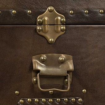Сундук Tanker Trunk RM натуральная кожа Antique Master - ракурс 6