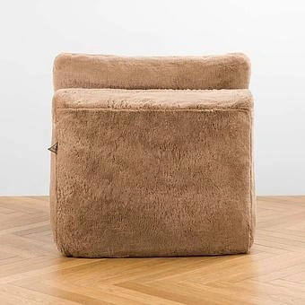 Кресло Lomfy Chair искусственный мех Big Bear Taupe - ракурс 4