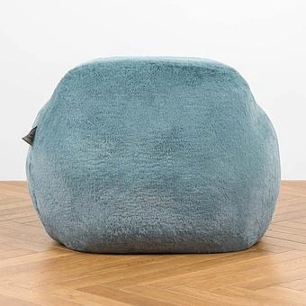 Кресло Baby Snug Chair искусственный мех Big Bear Pink - ракурс 4