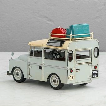 Статуэтка Vintage Landrover With Luggage - ракурс 4