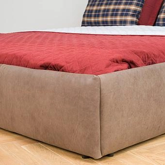 Двуспальная кровать-реклайнер Kosinski Motion Bed US King натуральная кожа Freehand Waxed Cigar - ракурс 12
