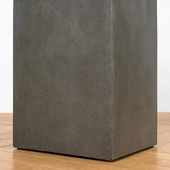 Кашпо Effectory Beton Tall Cube Pot Dark Grey Small - ракурс 3