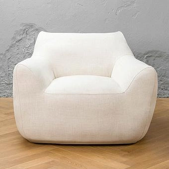 Кресло Summer Snug Chair Mark II полиэстер Faux Linen Natural - ракурс 2