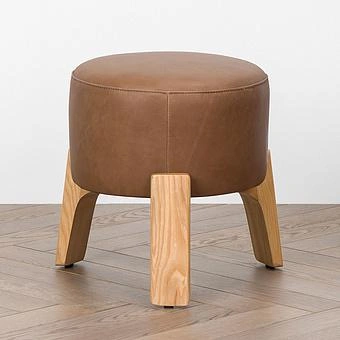 Табурет Rhythm Stool A натуральная кожа Moka Dark Brown