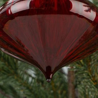 Ёлочная игрушка Spinning Top Red 12 cm - ракурс 4