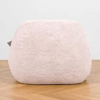 Кресло Baby Snug Chair искусственный мех Big Bear Pink - ракурс 4