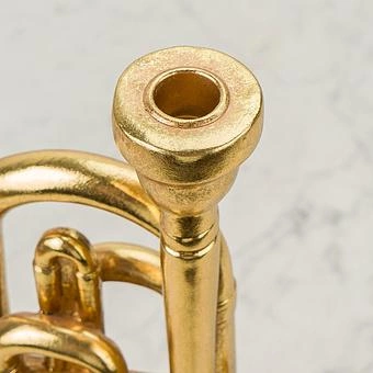 Подсвечник Trumpet Candle Holder Gold - ракурс 7