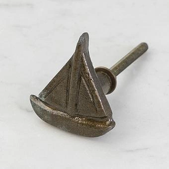 Мебельная ручка Sailboat Knob Brass Antique - ракурс 2