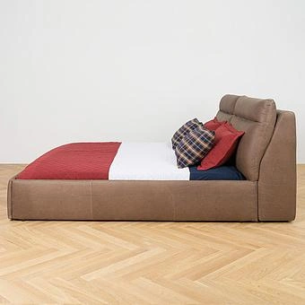 Двуспальная кровать-реклайнер Kosinski Motion Bed US King натуральная кожа Freehand Tipped Chocolate
