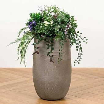 Кашпо Ergo Graphics Tall Pot Cappuccino Small - ракурс 5