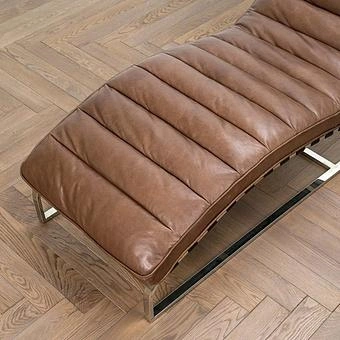 Шезлонг Toledo Lounge Chair RM натуральная кожа Antique Master - ракурс 6