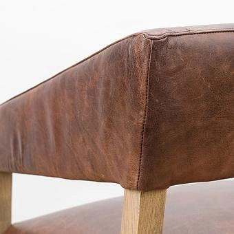 Стул Milano Chair натуральная кожа British Green - ракурс 11