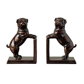 Набор из 2-х держателей для книг Bookend Standing French Bulldogs - ракурс 5