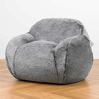 Кресло Baby Snug Chair искусственный мех Big Bear Pink