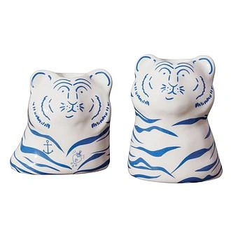 Набор из 2-х подсвечников Set Of 2 Candlestick Tigers - ракурс 6