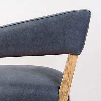Стул Milano Chair натуральная кожа British Green - ракурс 8