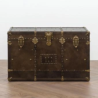 Сундук Tanker Trunk RM натуральная кожа Antique Master - ракурс 3