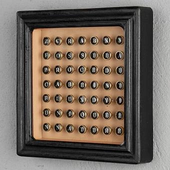 Настенное украшение Wooden Alphabet Frame Underwood
