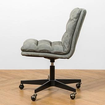Кресло Coworking Office Chair RM натуральная кожа Anthracite Nubuck - ракурс 4