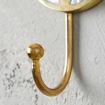 Крючок Tangier Luxe Brass Pearl Inlay Hook - ракурс 4