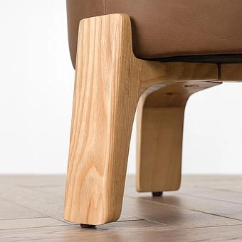 Табурет Rhythm Stool A натуральная кожа Moka Dark Brown - ракурс 6