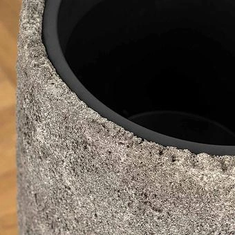 Кашпо Effectory Terra Tall Pot Grey Beige Large