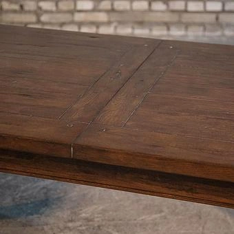 Обеденный раздвижной стол Wentworth Extending Dining Table Small дуб Antique Oak - ракурс 6