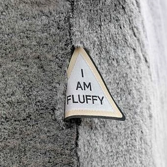 Кресло Lomfy Chair искусственный мех Grizzly Grey - ракурс 8