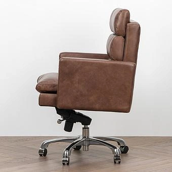 Кресло Hemingway Office Chair RM натуральная кожа Brown Franco - ракурс 4
