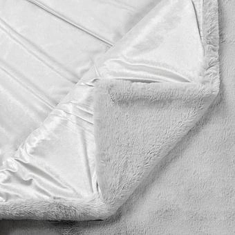 Плед Alaska Throw Large искусственный мех Big Bear Grey - ракурс 4