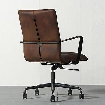 Кресло Ufficio Genova Armchair D натуральная кожа Mocha - ракурс 3