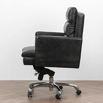 Кресло Hemingway Office Chair RM натуральная кожа Old Kaprys - ракурс 4