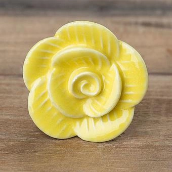 Мебельная ручка Yellow Rose Knob - ракурс 2